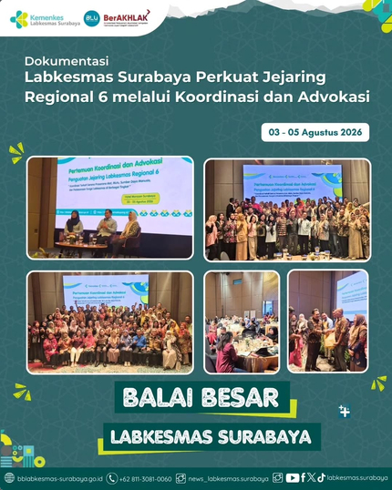 Labkesmas Surabaya Perkuat Jejaring Regional 6 melalui Koordinasi dan Advokasi